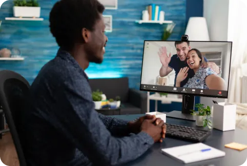 High-speed fiber internet allows stable facetime